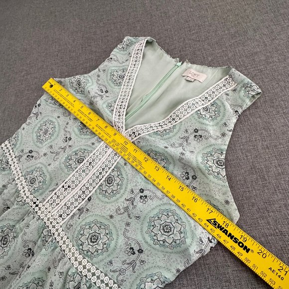 LOFT Mint Green Sleeveless Dress - Picture 10 of 16